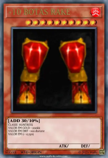 +10 BOTAS RAKE (MG)