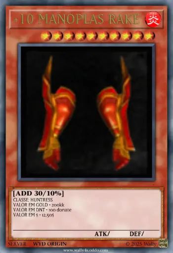 +10 MANOPLAS RAKE (MG)