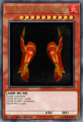 +10 MANOPLAS RAKE (DEF/IMU)